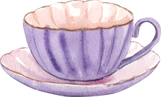 Watercolor Tea Cup Illustration